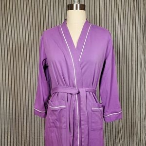 Purple Knit Robe